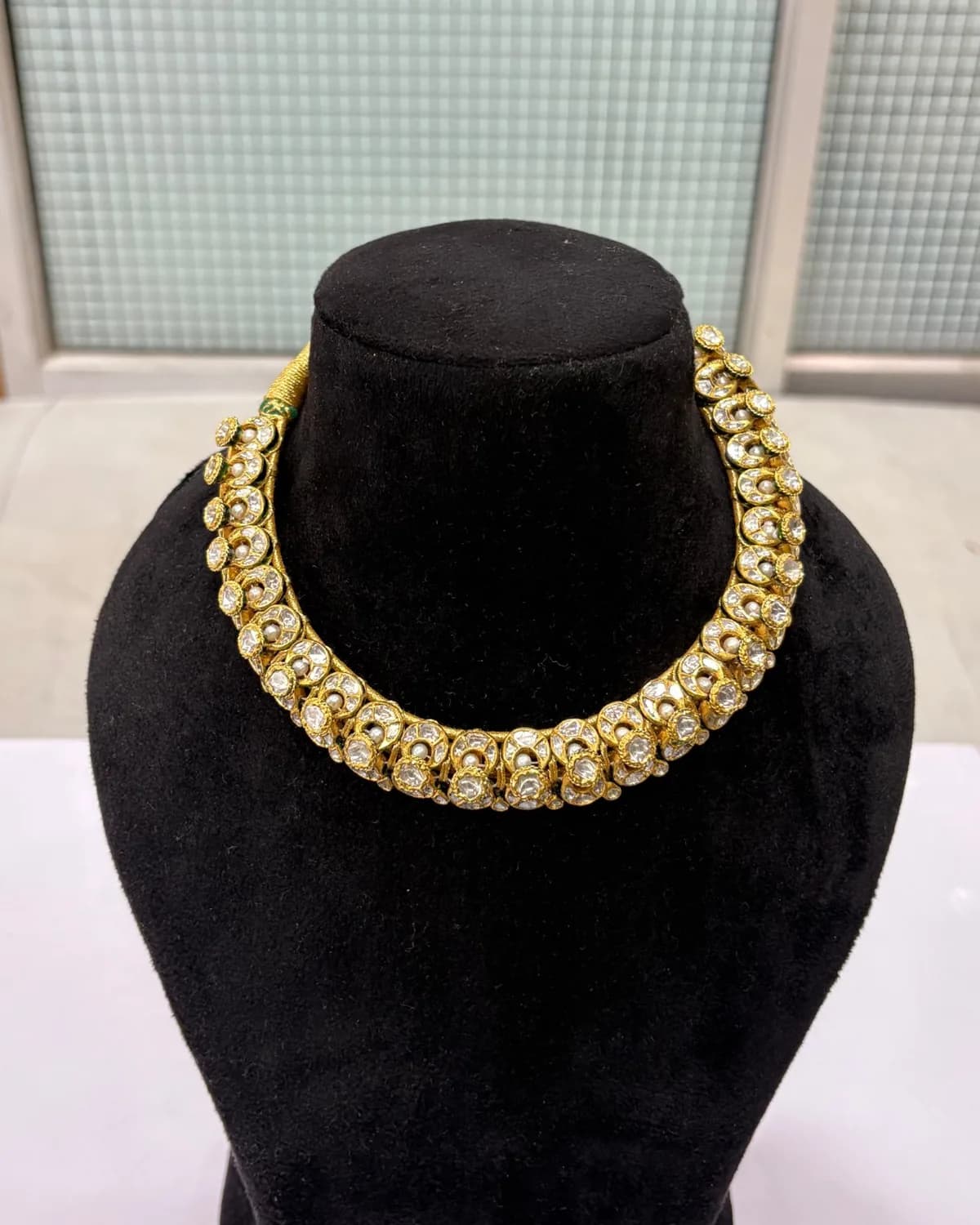 Chaand Diamond Polki Hasli in 18K gold — In the shop